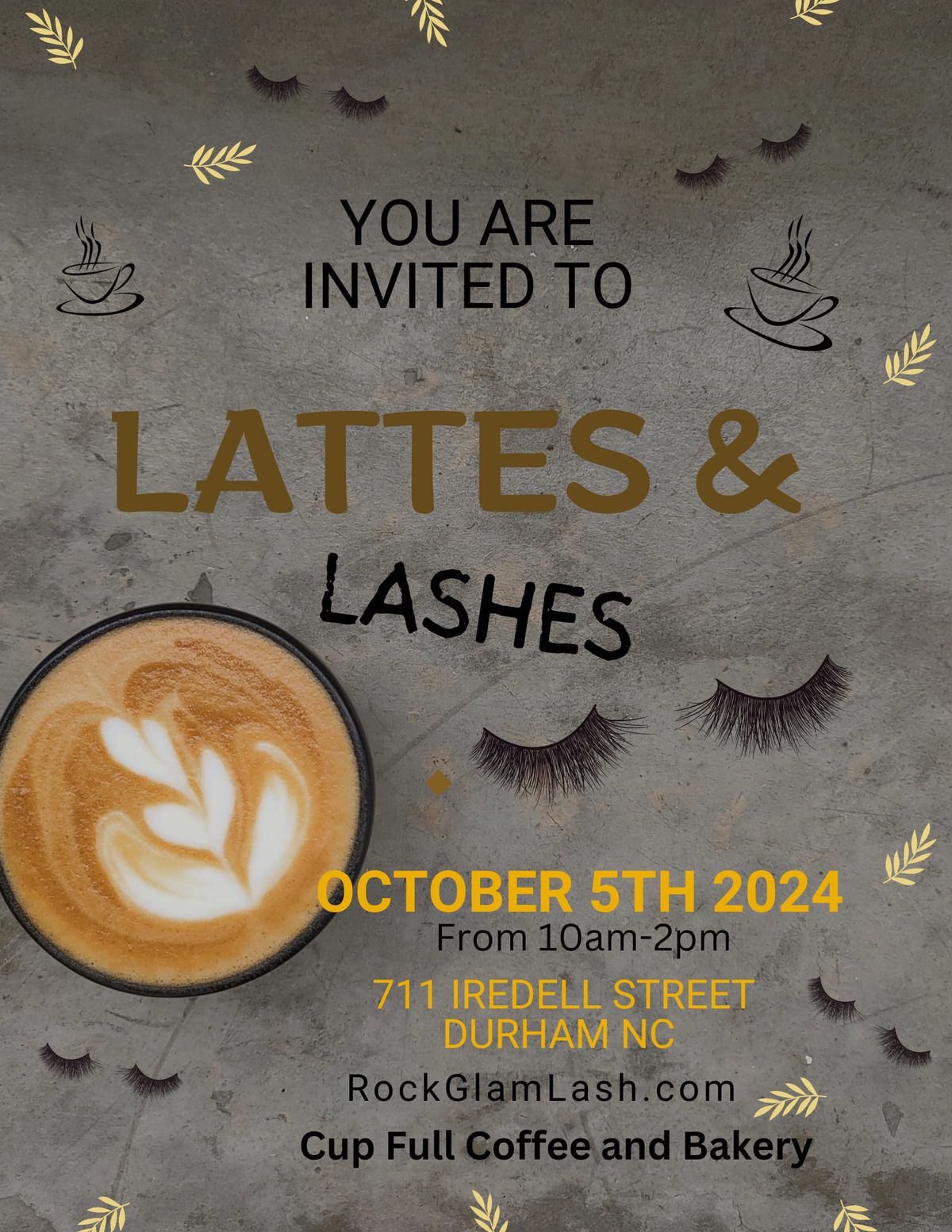 Lattes and Lashes