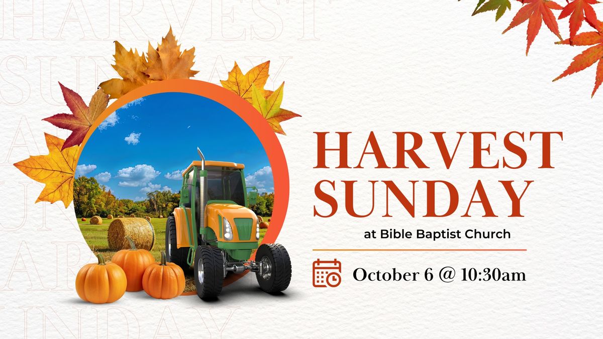 Harvest Sunday