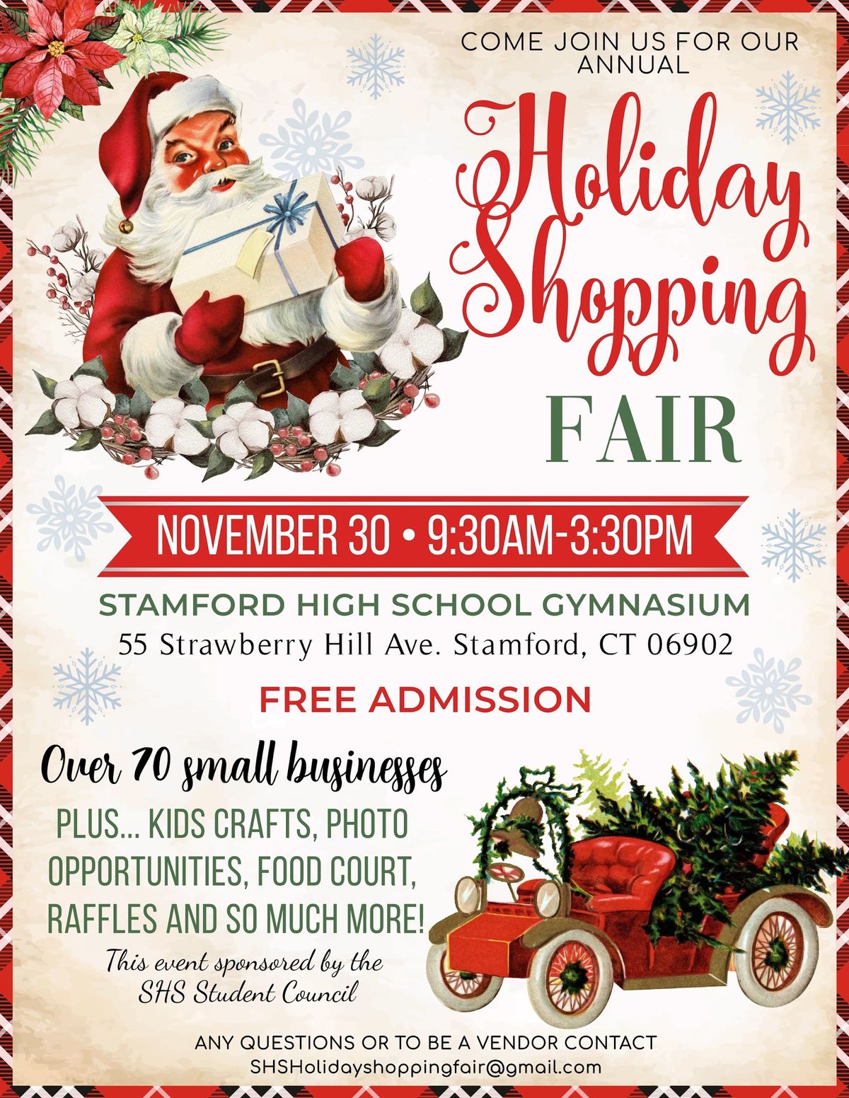 Stamford High School Holiday Shopping Fair