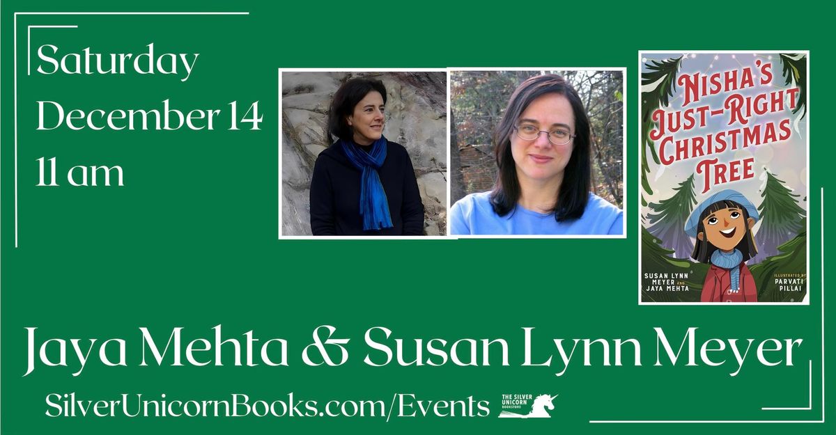 Story Time with Co-Authors Jaya Mehta and Susan Lynn Meyer!