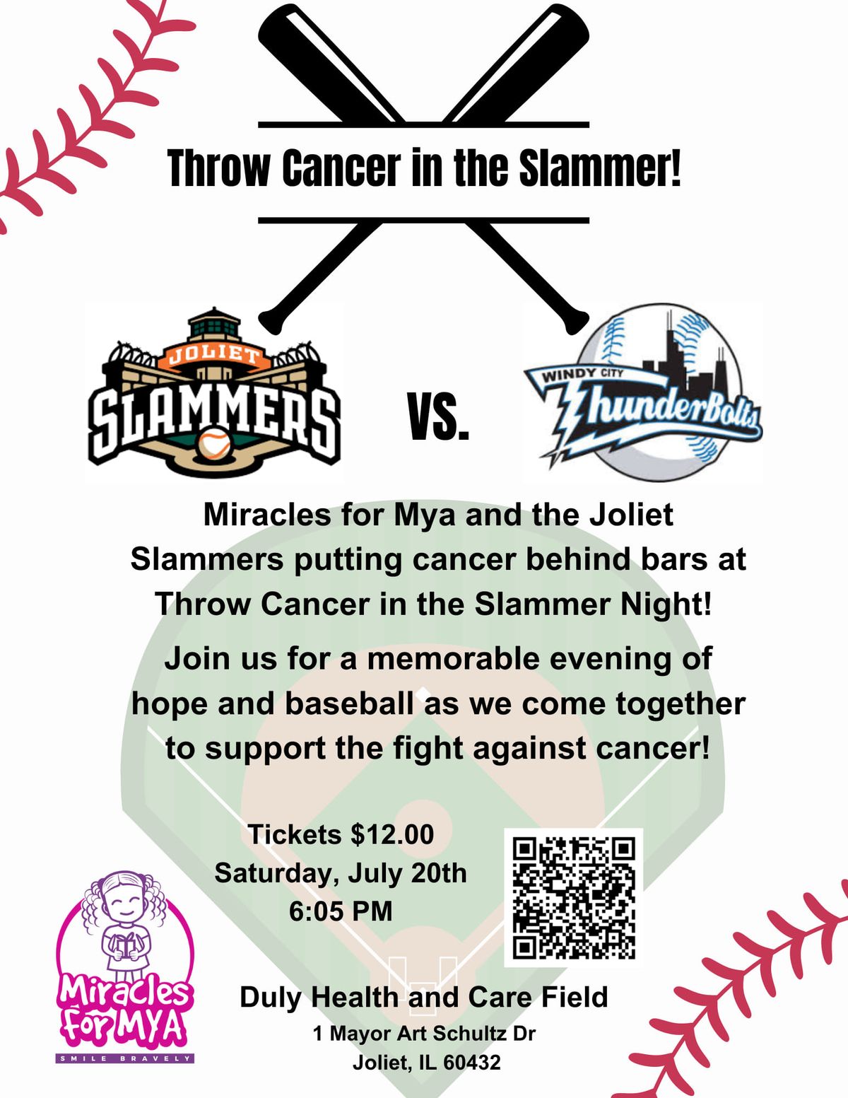 Strike Out Cancer Baseball Game