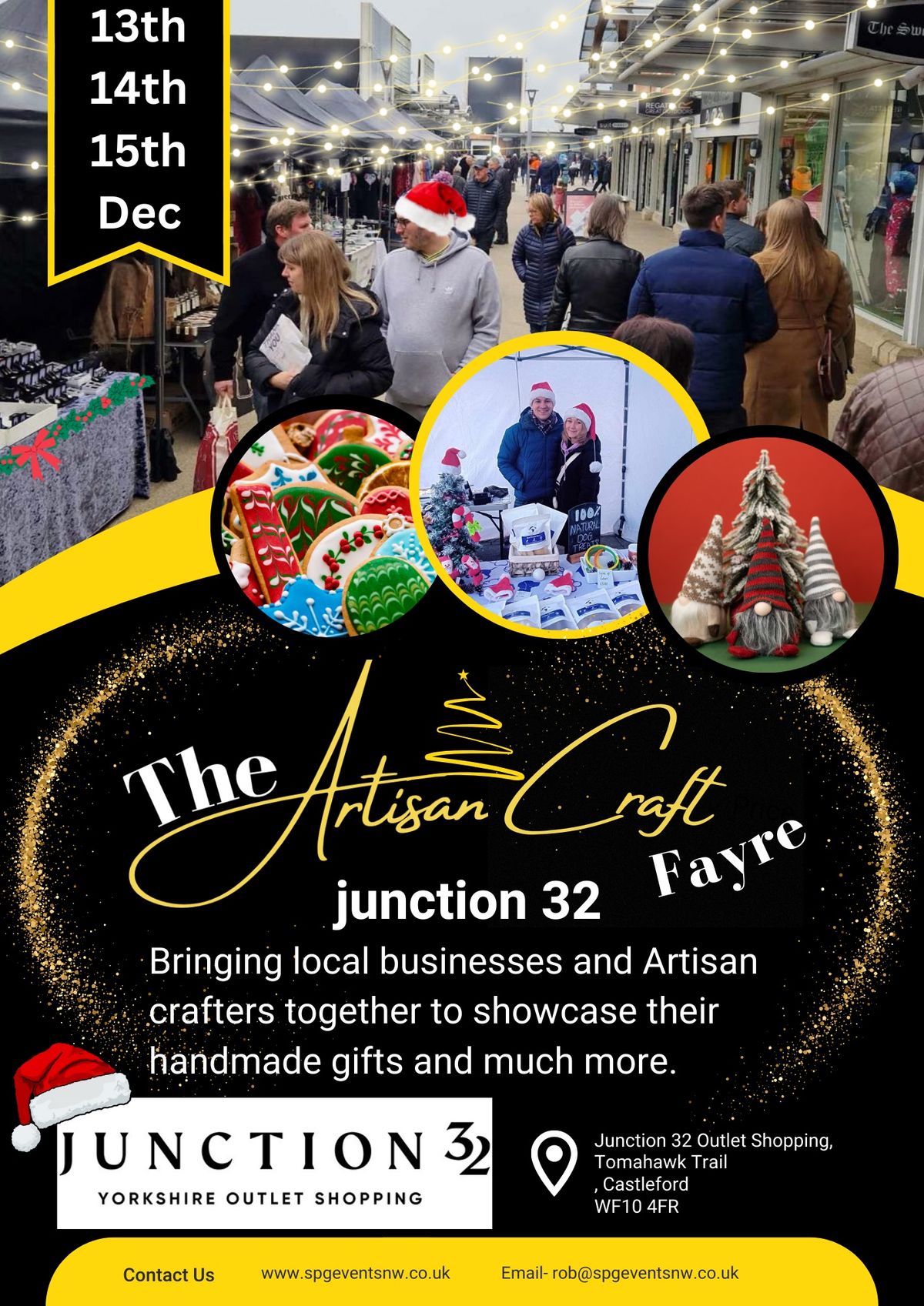 Christmas weekender Aritsan craft Fayre junction 32 