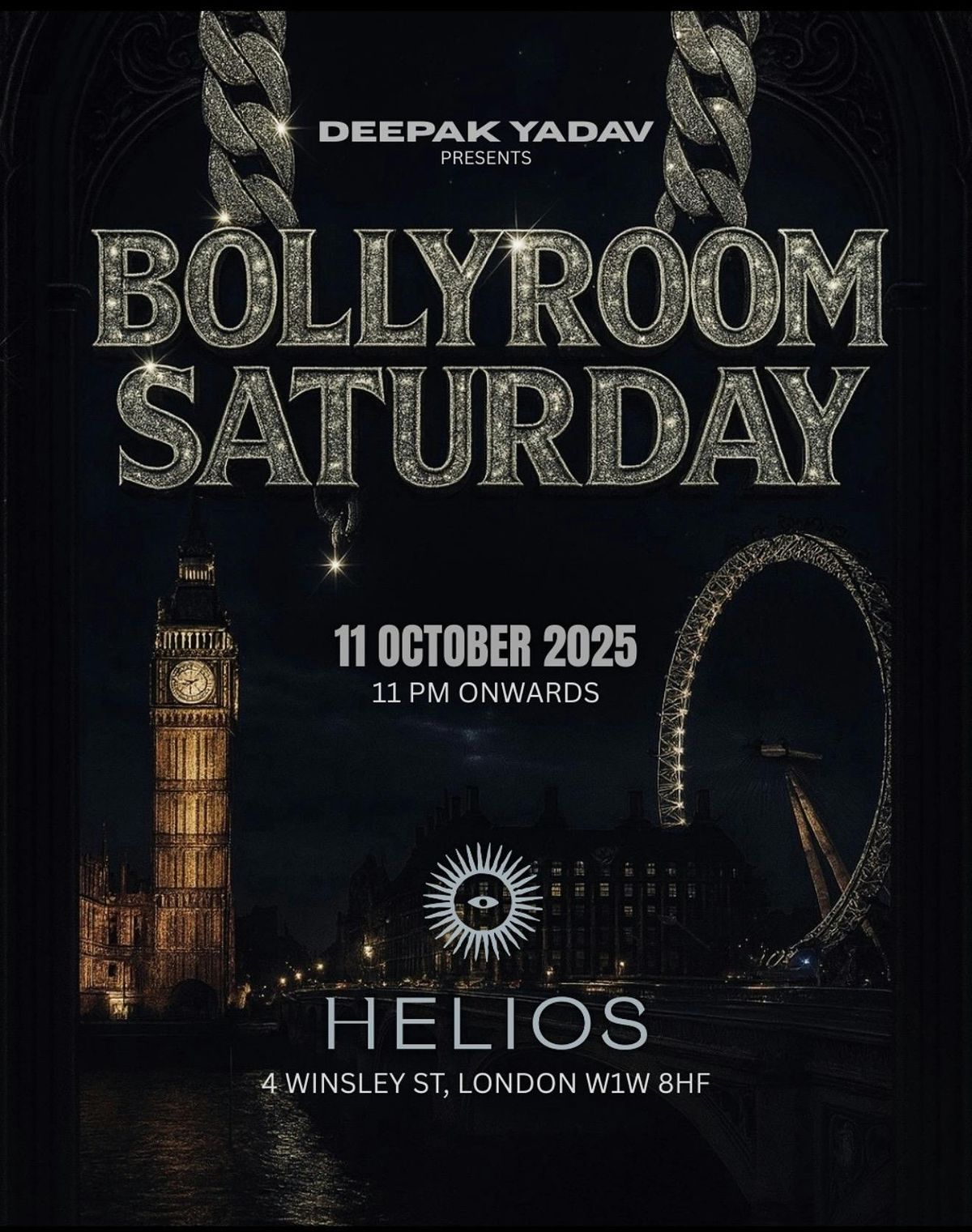 BOLLY ROOM SATURDAY @ HELIOS BY SELENE CLUB LONDON