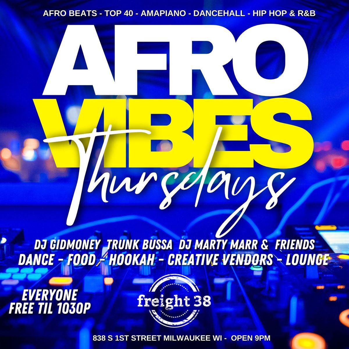 Ladies Night: Afro Vibes Thursdays