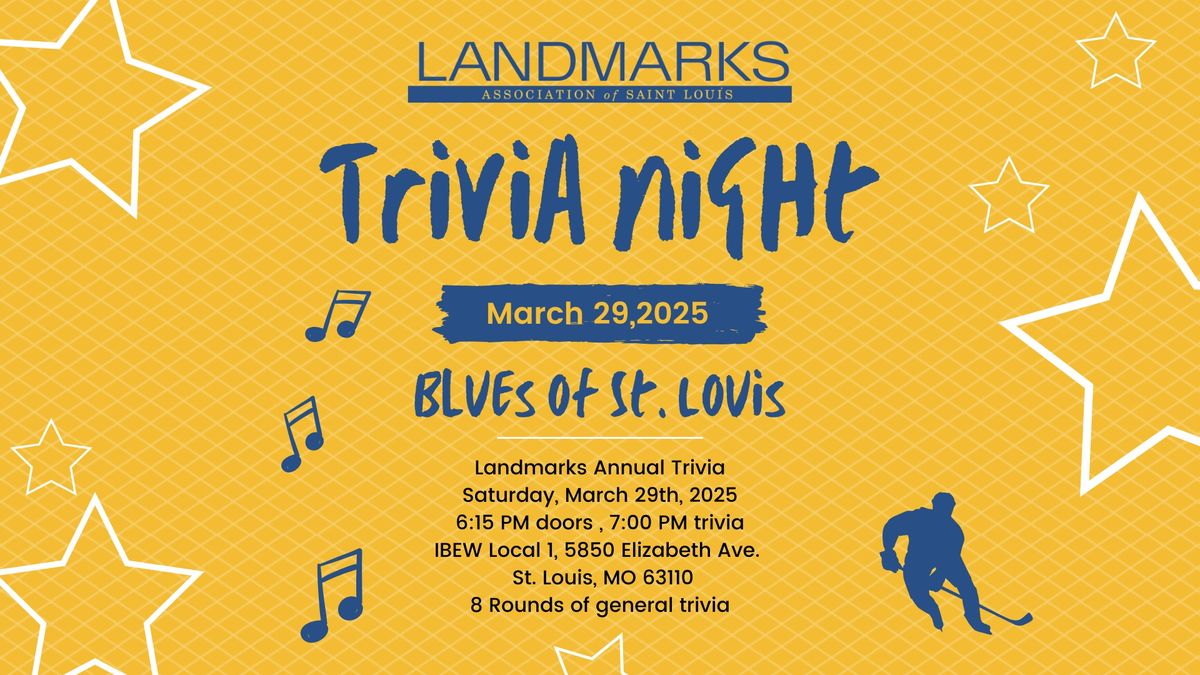 2025 Landmarks Urbanites Trivia Night  