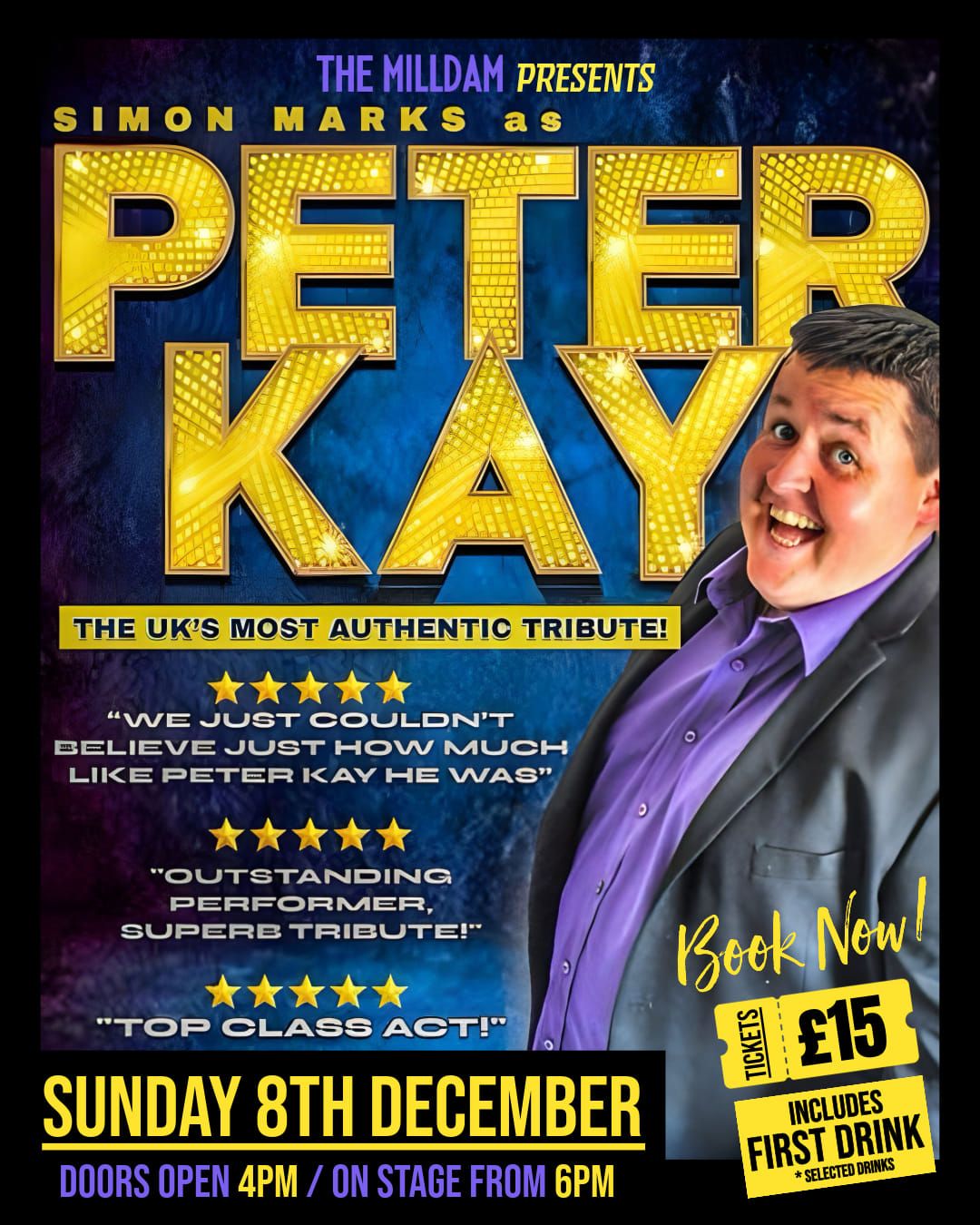 Peter Kay Tribute Night At The Mill Dam 