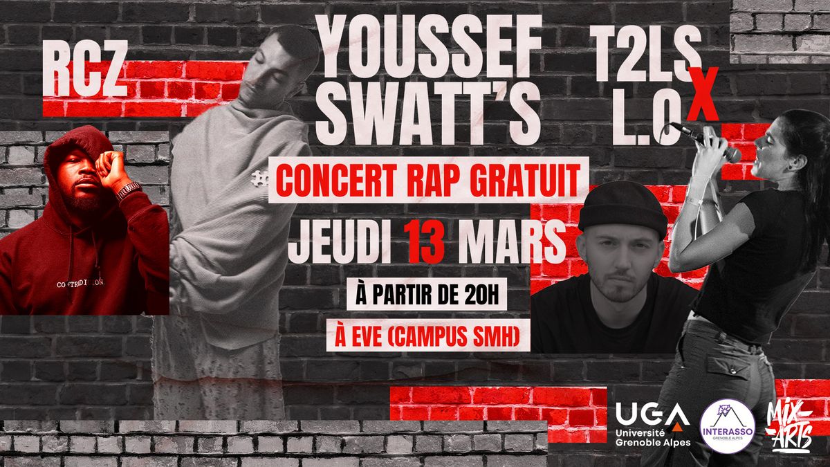 CONCERT GRATUIT | YOUSSEF SWATT'S + RCZ + T2LS x L.O