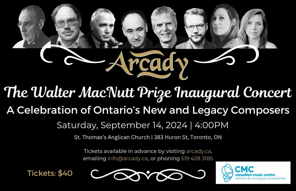 The Walter MacNutt Prize Inaugural Concert 
