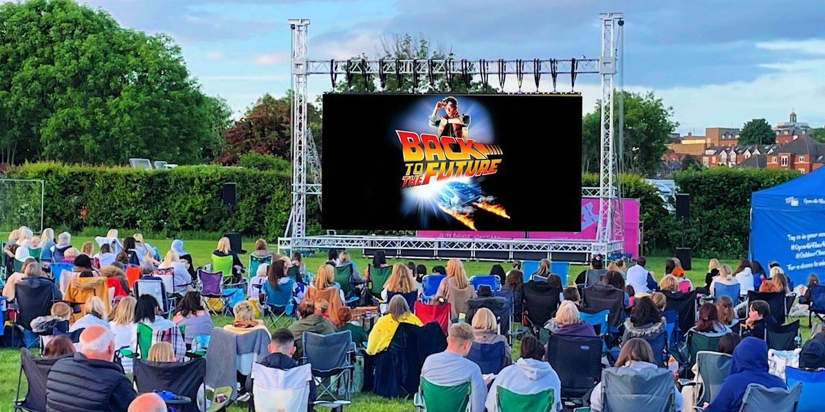 Back to the Future Outdoor Cinema at Hereford Racecourse, Herefordshire