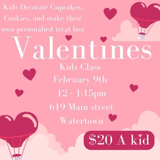 Valentines Kids Baking Class