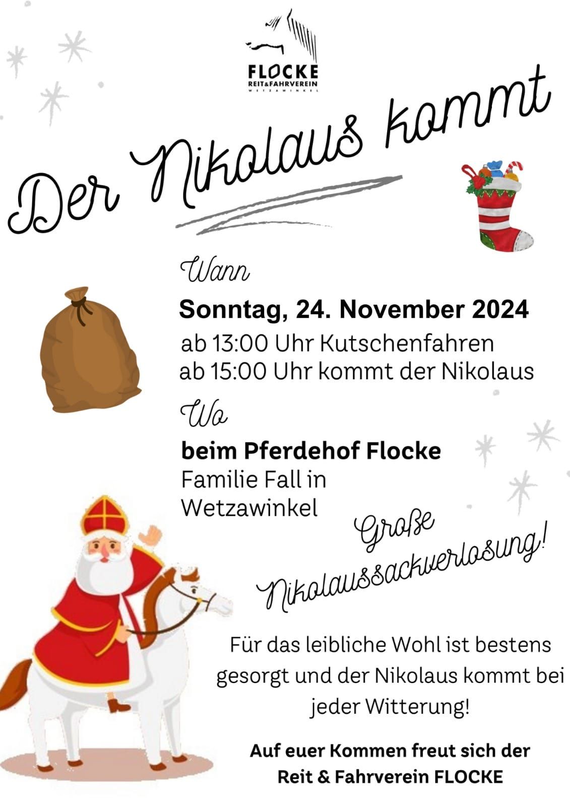 Der Nikolaus kommt!