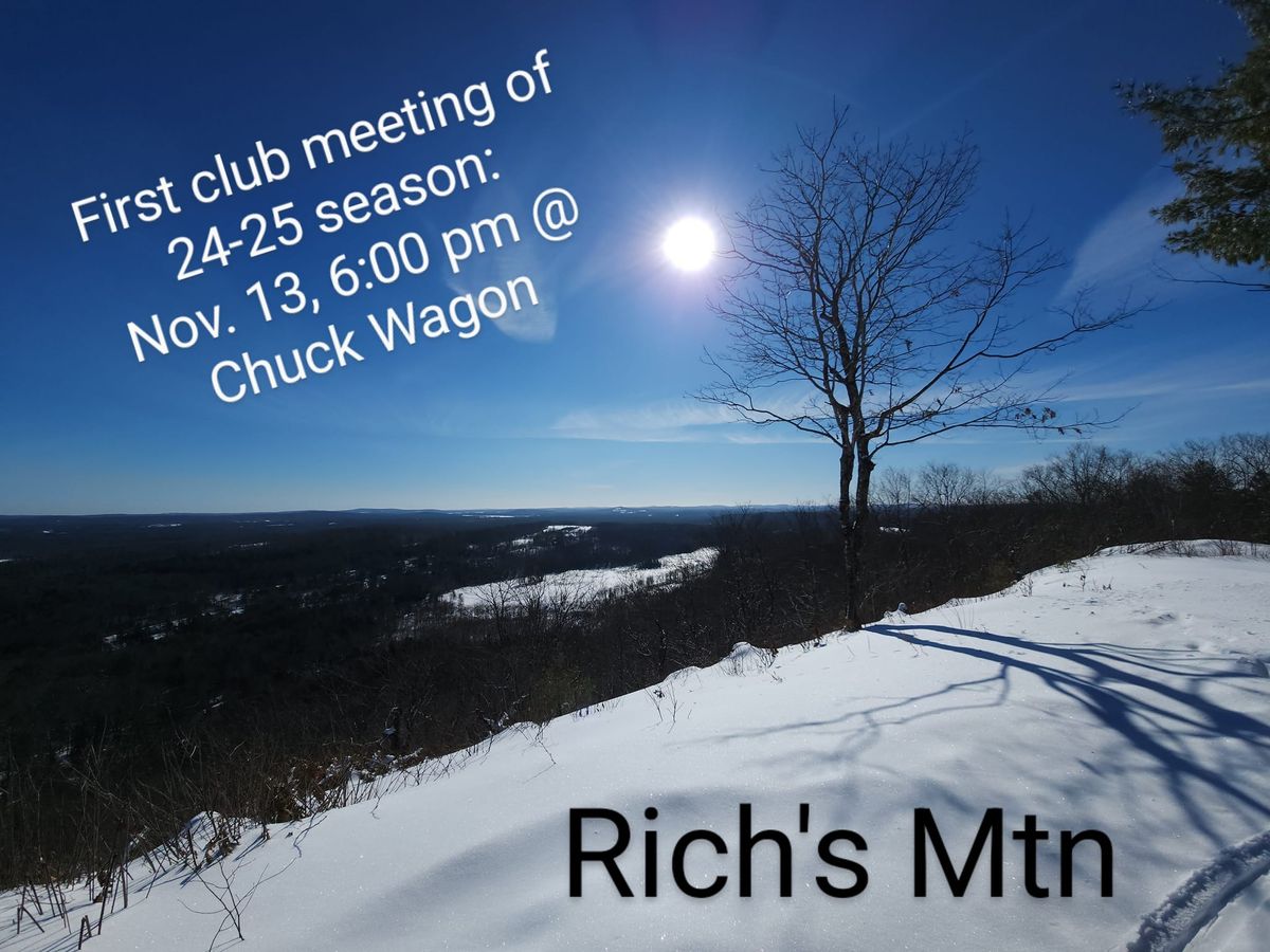 First club meeting of 24-25 season