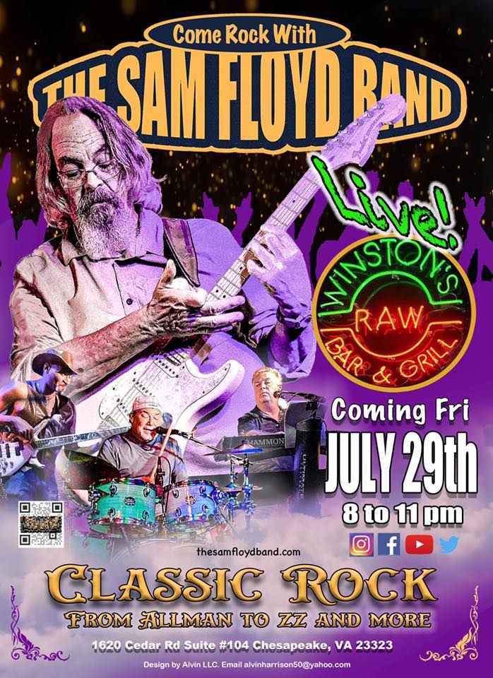 The Sam Floyd Band Returns to Winston's Raw Bar and Grill!