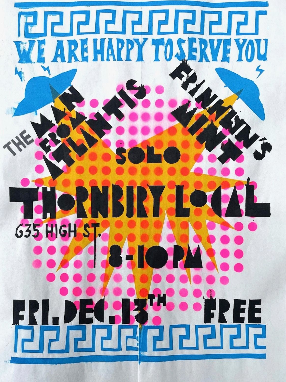 The Man from Atlantis and Franklin's Mint - live at the Thornbury Local