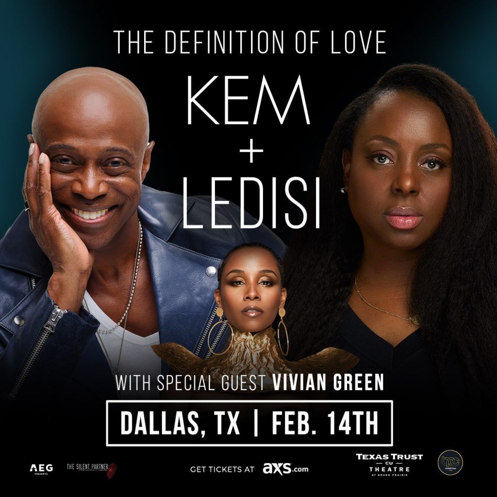 Kem and Ledisi at Texas Trust CU Theatre at Grand Prairie