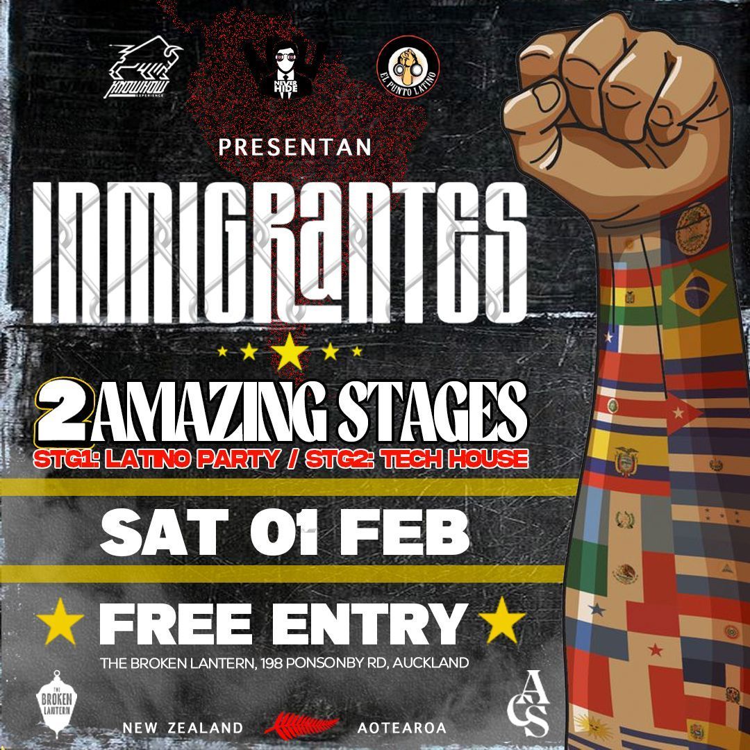 Inmigrantes (LATIN PARTY with 2 Stages)