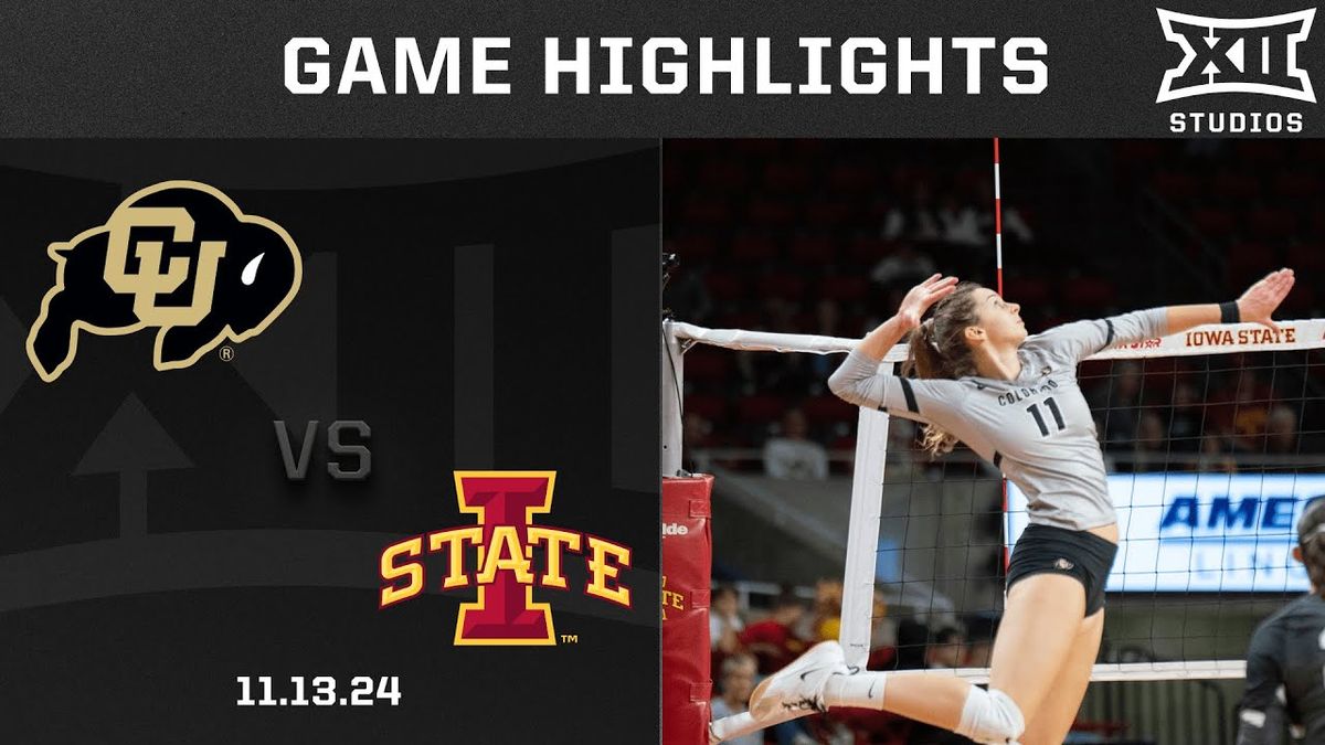 Colorado Buffaloes Women's Volleyball vs. Iowa State Cyclones