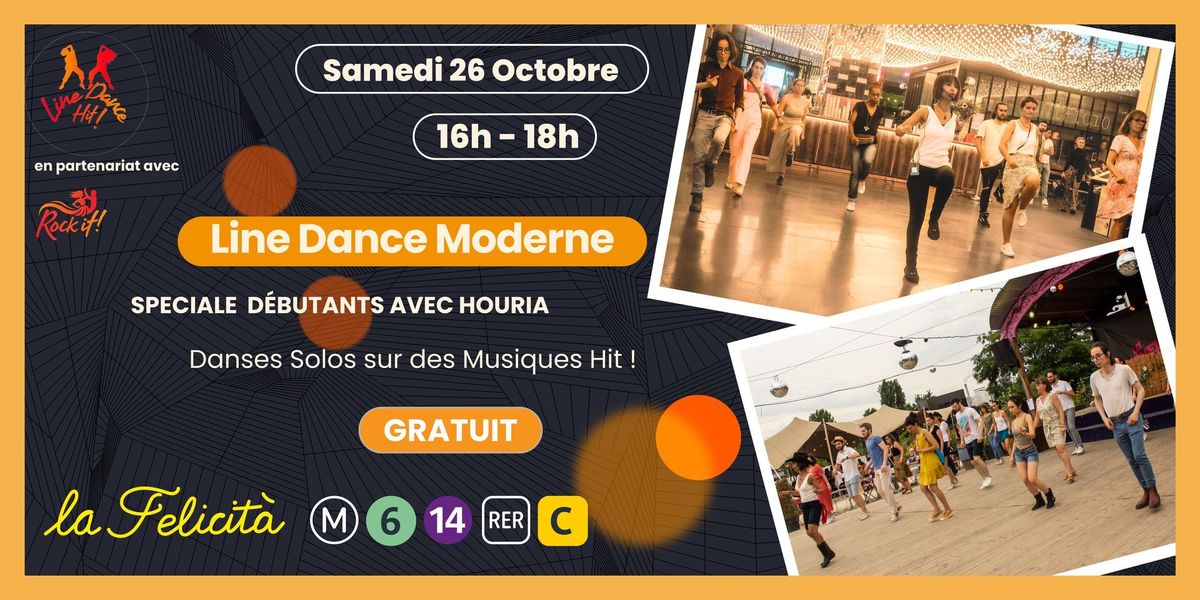 Initiation GRATUITE de Line Dance Moderne \u00e0 la Felicita!