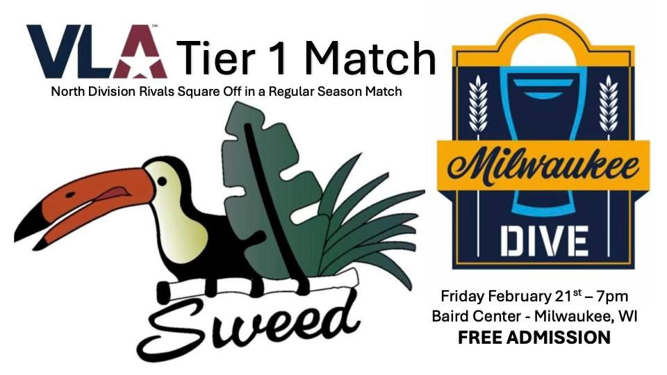 VLA TIER 1 - MATCH-UP - CHICAGO SWEED @ MILWAUKEE DIVE