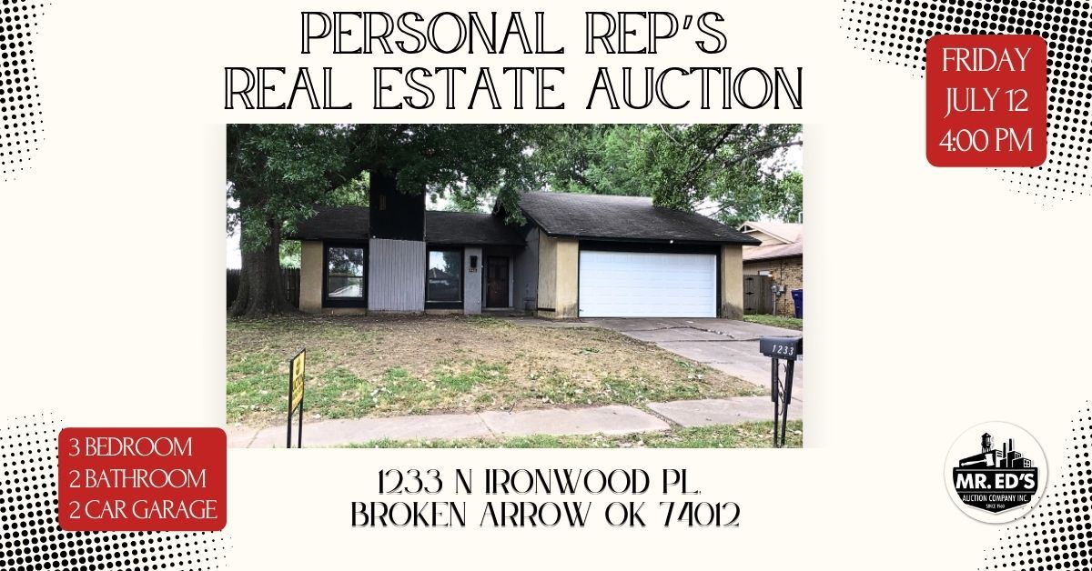 Personal Rep's Real Estate Auction-Broken Arrow