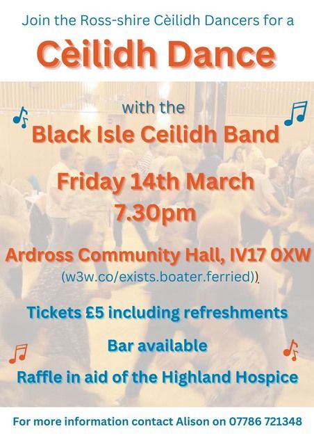 Ceilidh Dance at Ardross