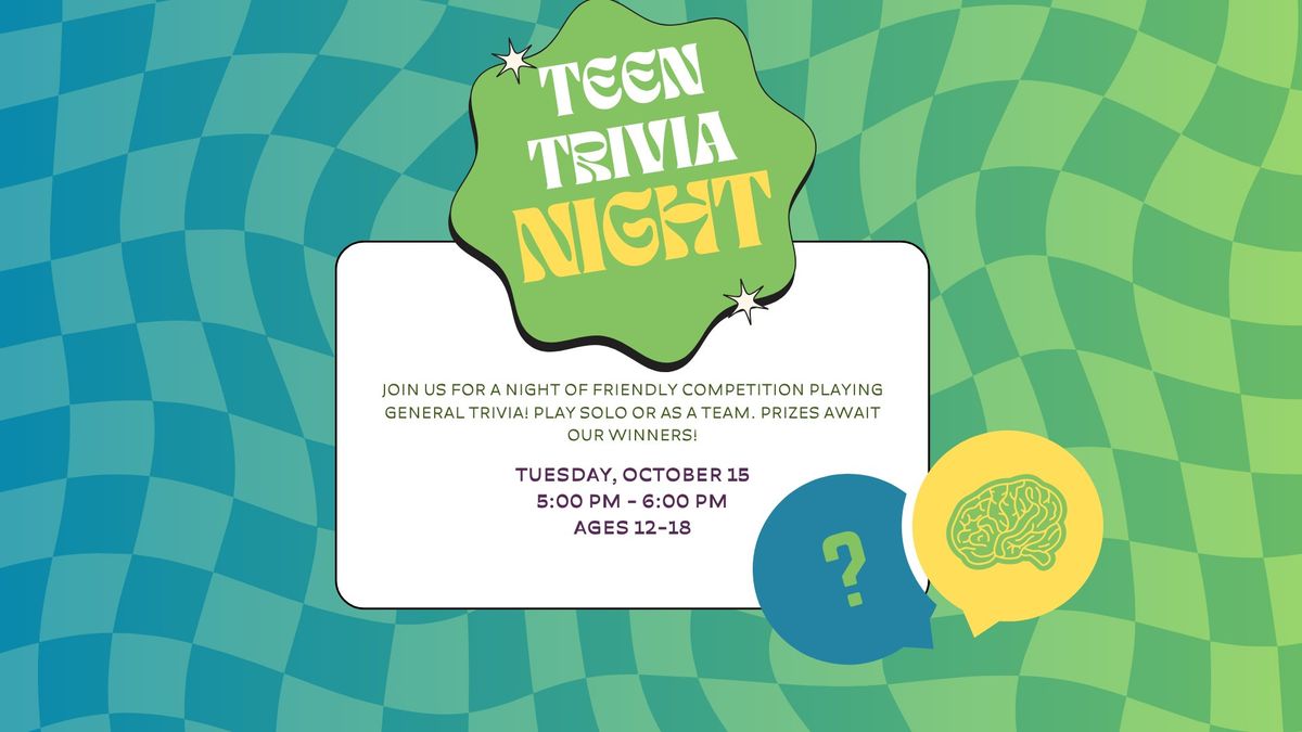 Teen Trivia Night