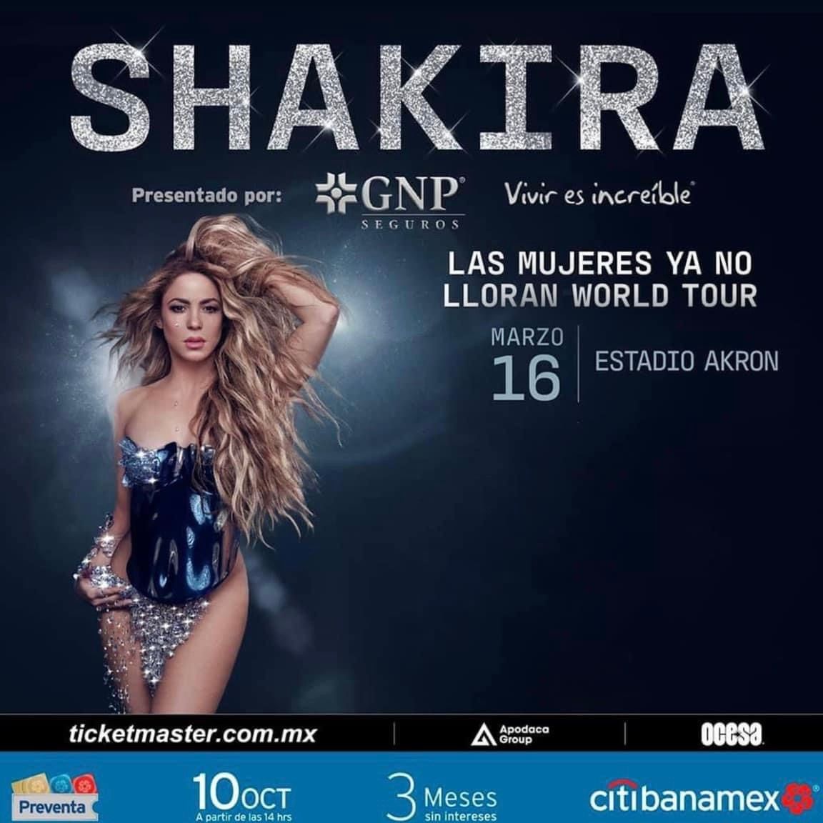 Shakira en Guadalajara