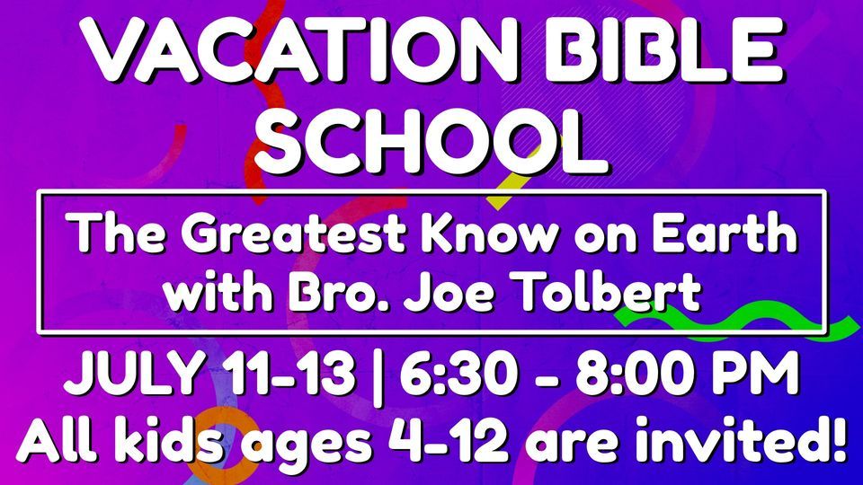 Vacation Bible School at Cavanaugh Church