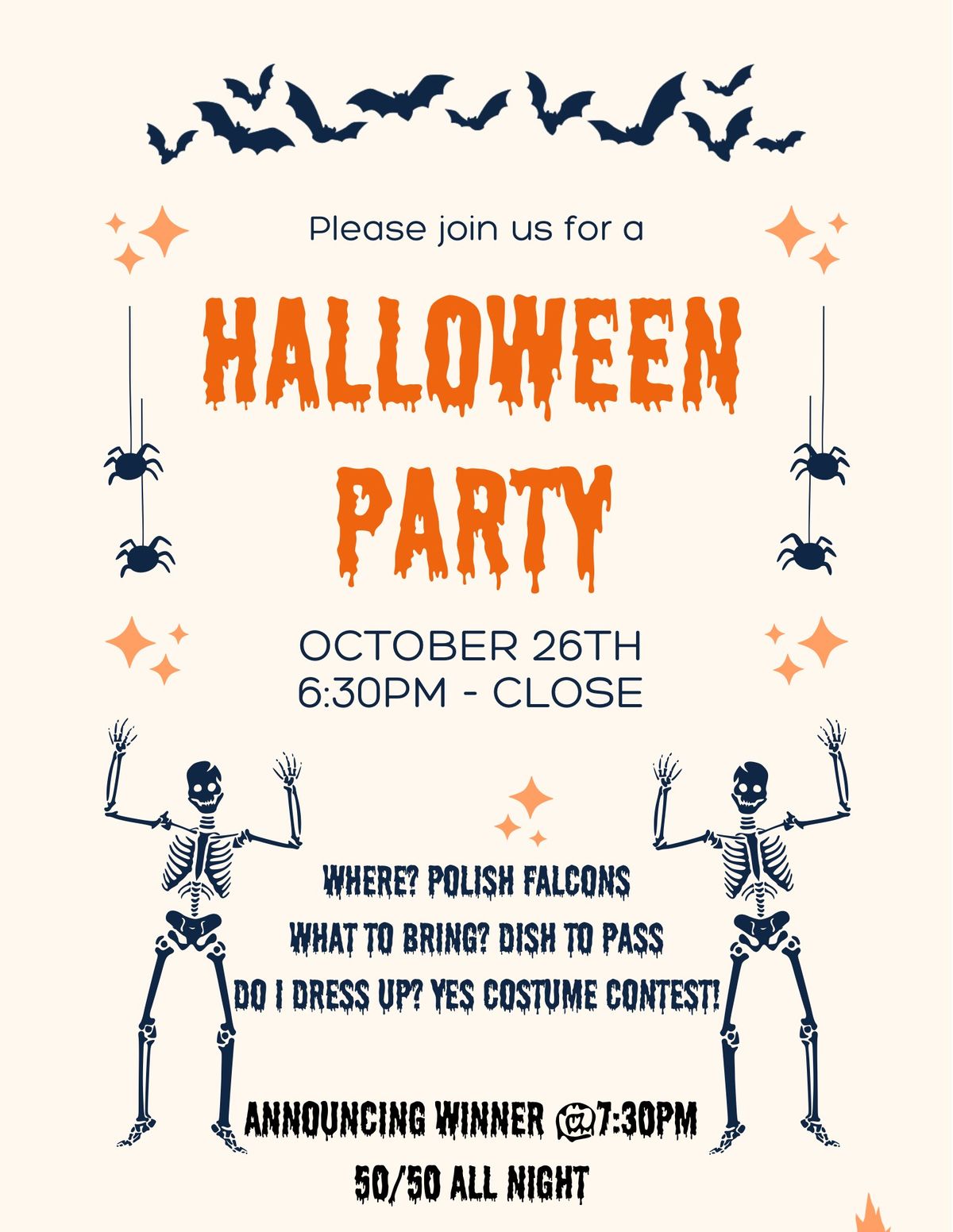 Halloween Party! Members only please.  