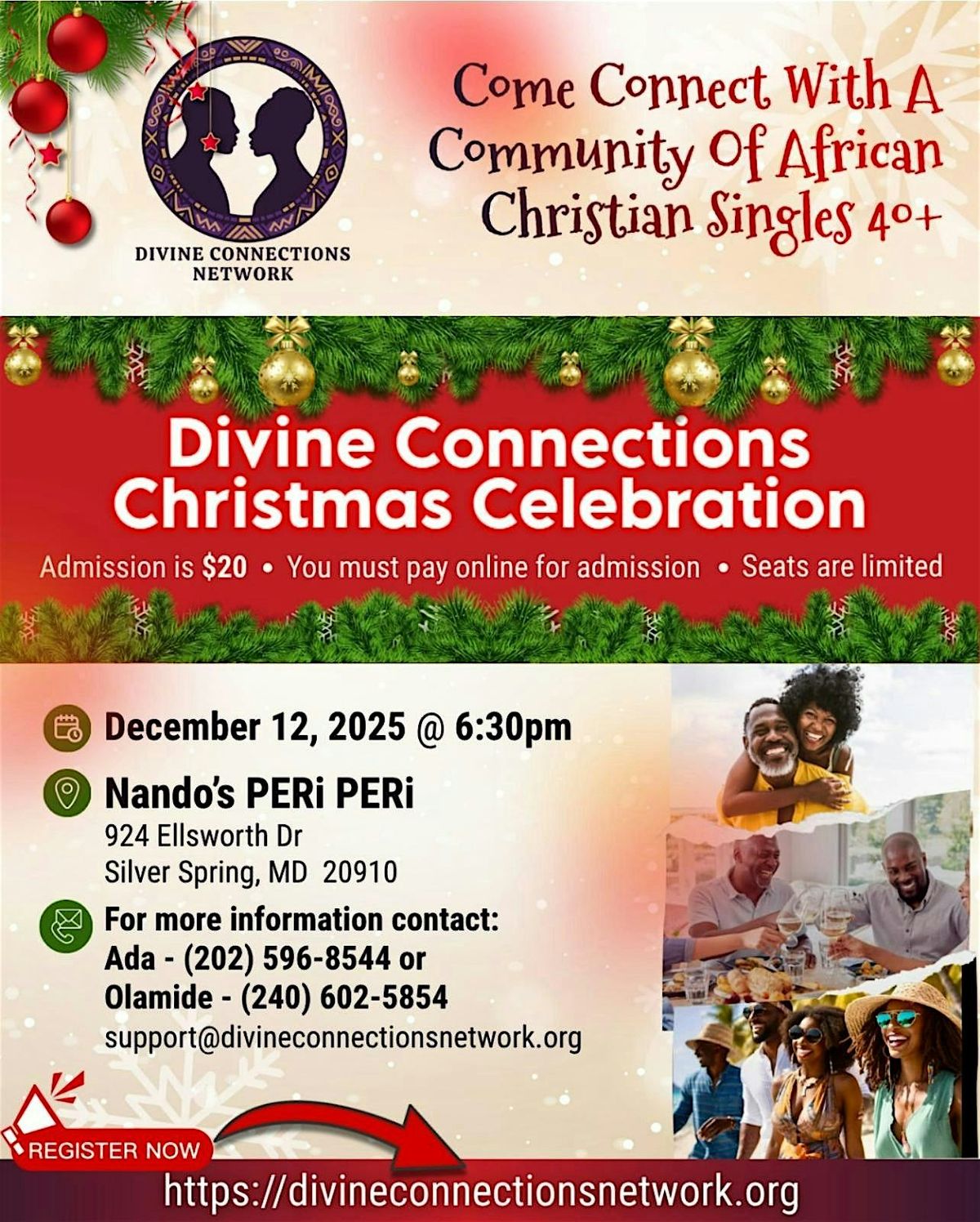 African Singles Christmas Celebration