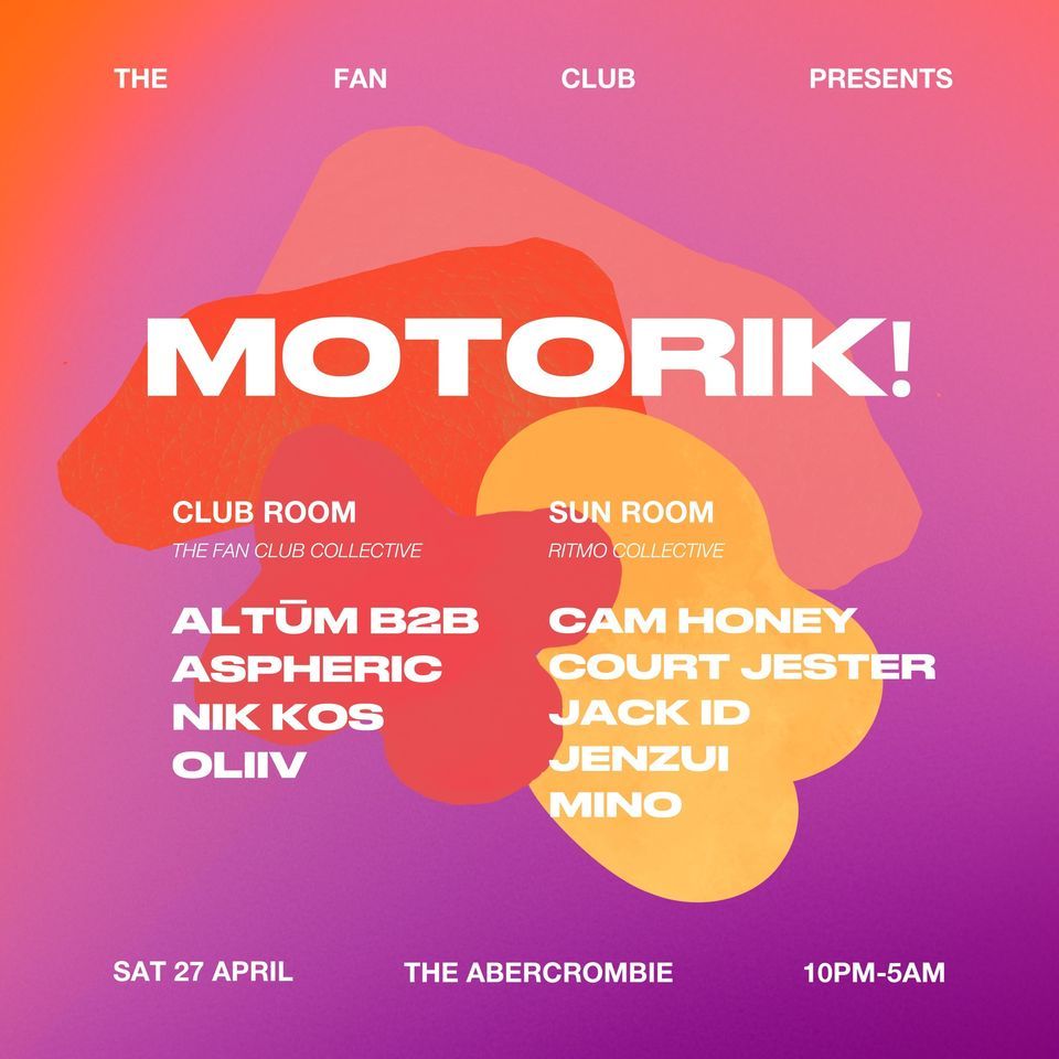 The Fan Club presents - Motorik!