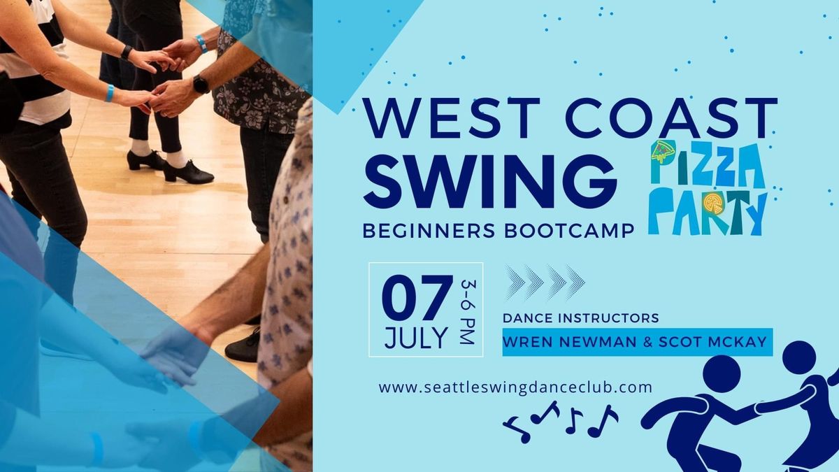 SSDC Sun Jul 7 West Coast Swing Beginner Bootcamp & Dance w\/ Wren Newman & Scot McKay + DJ Katia Rar