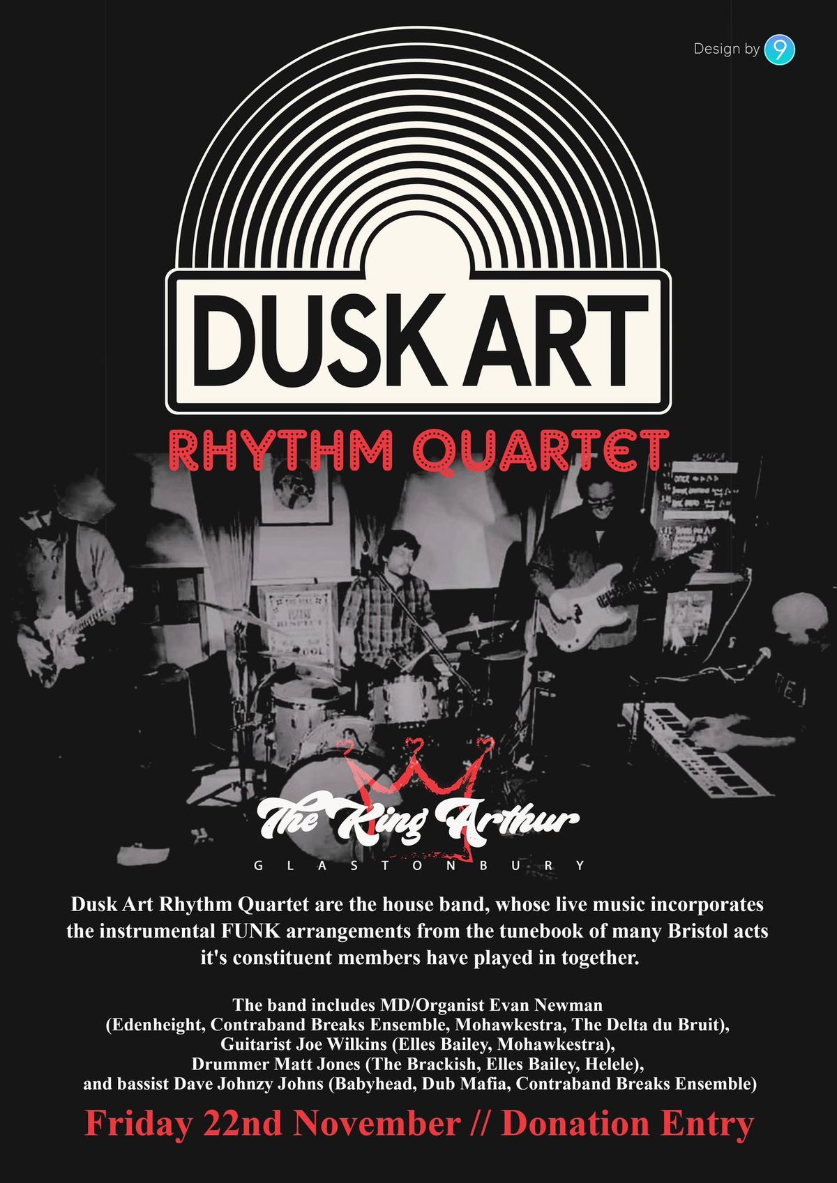 Dusk Art Rhythm Quartet @ The King Arthur, Glastonbury