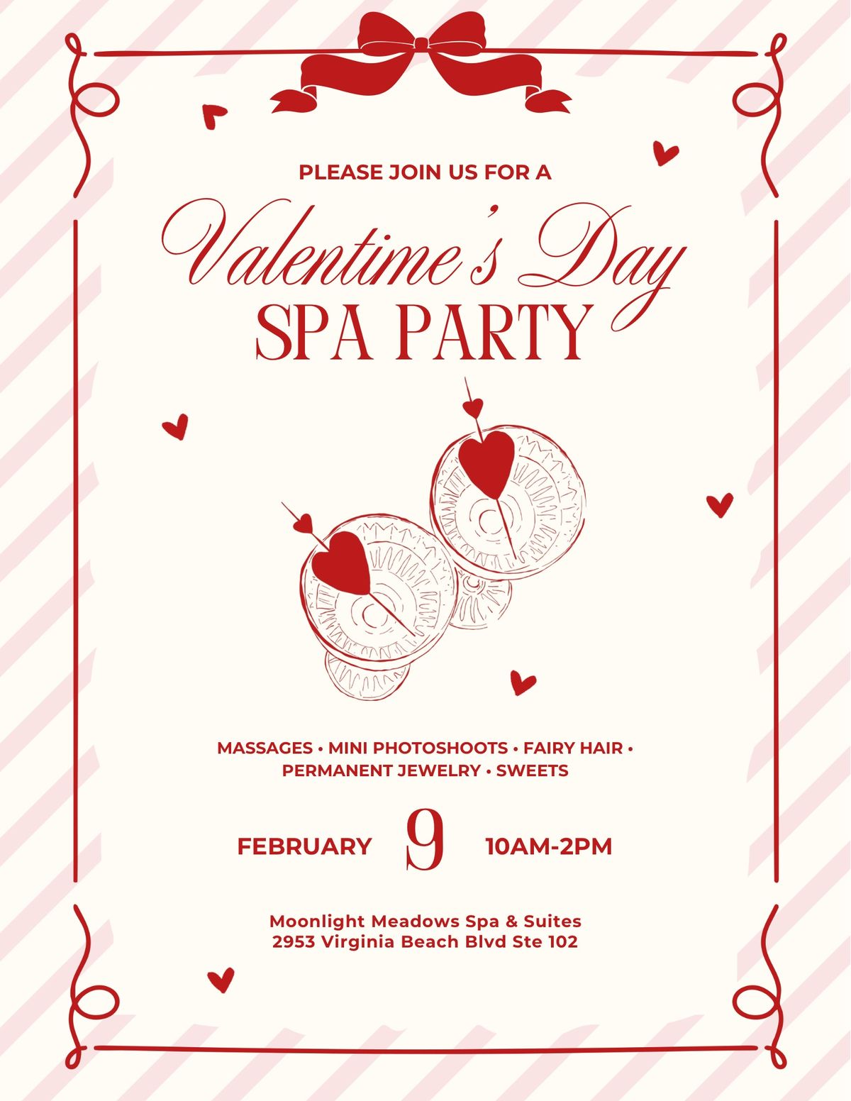 Galentines Spa Party