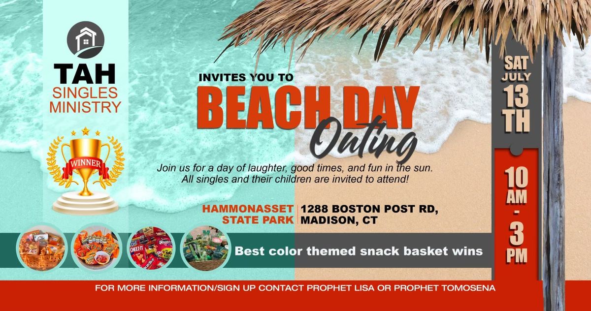 TAH Singles Ministry Beach Day 