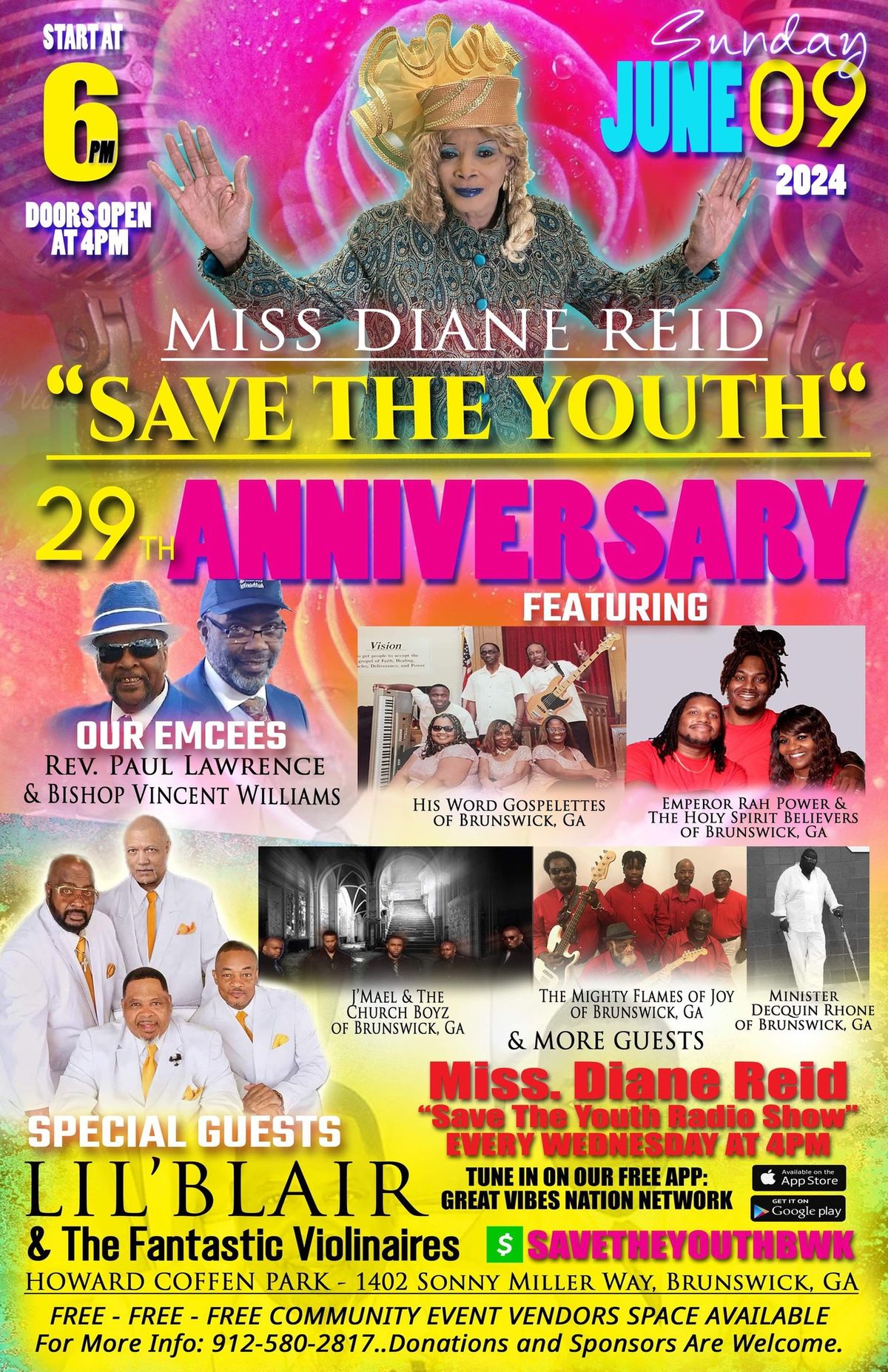 Miss Diane Reid \u201cSave The Youth\u201d 29th Anniversary Celebration 2024