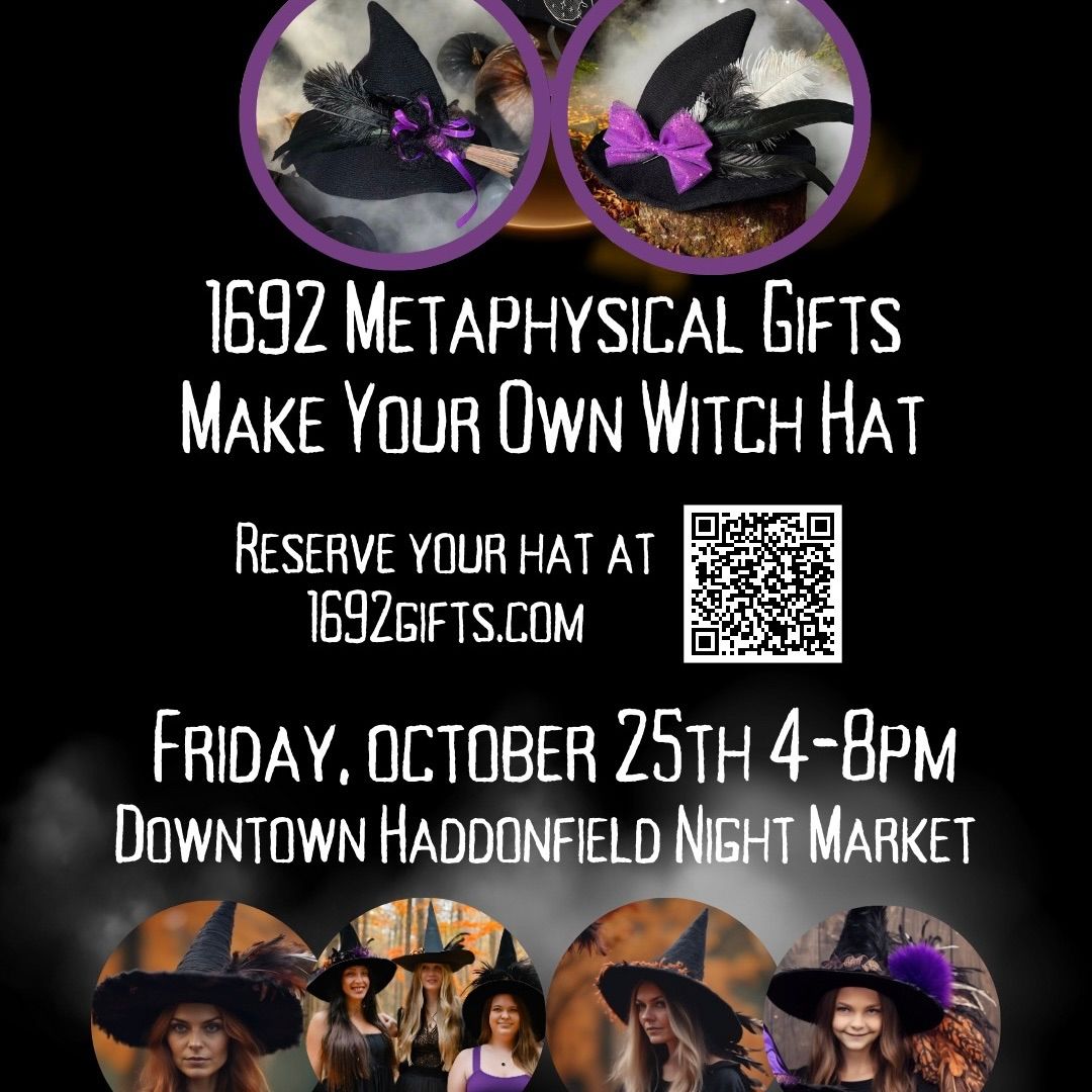 Decorate Your Own Witch Hat @ 1692 Metaphysical Gifts