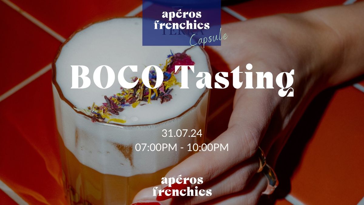 Ap\u00e9ros Frenchies x BOCO cocktail tasting \u2013 Munich