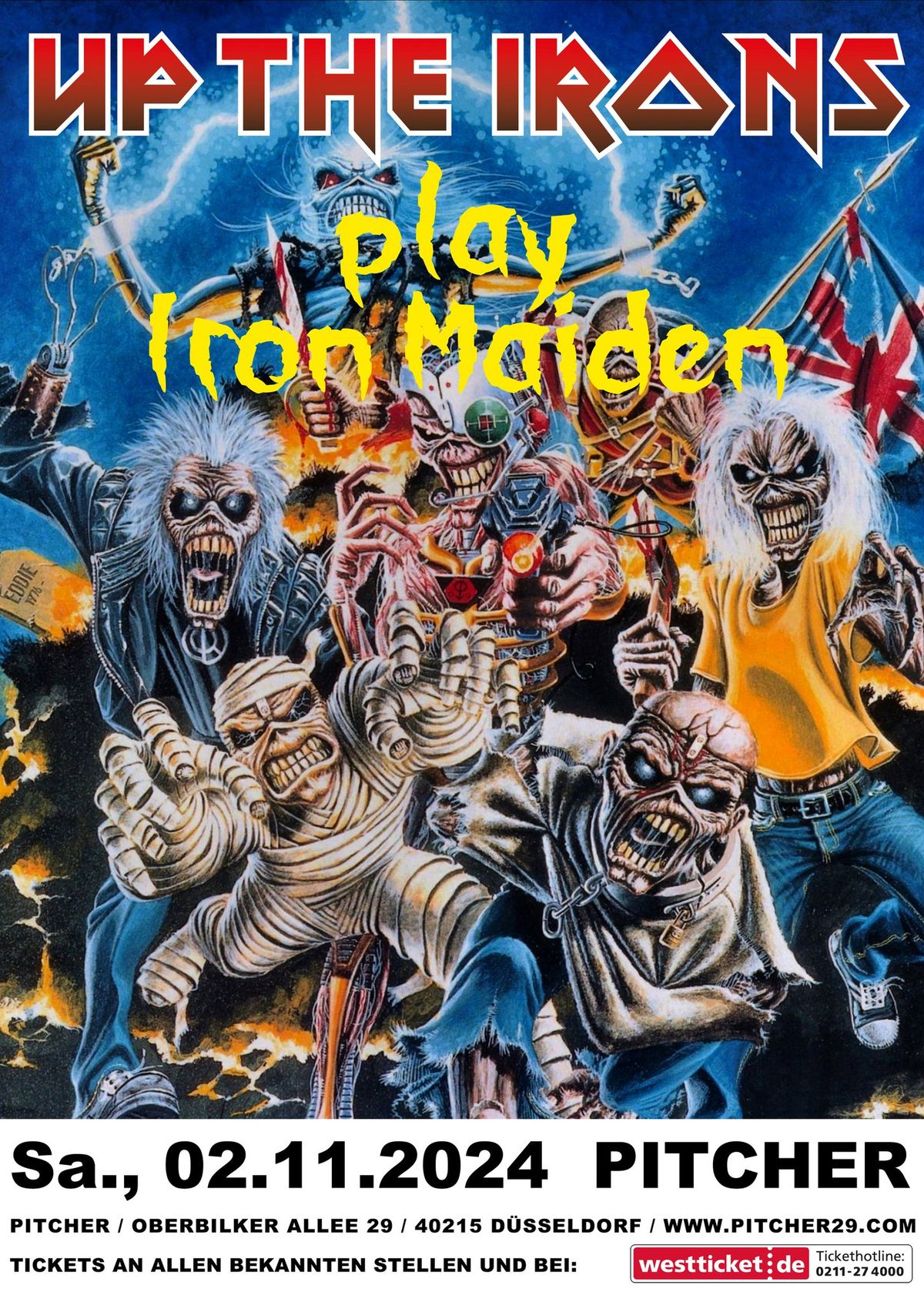 UP THE IRONS play IRON MAIDEN - \u201e25th ANNIVERSARY OF UP THE IRONS & SEVENTH-SON-SPECIAL\u201c