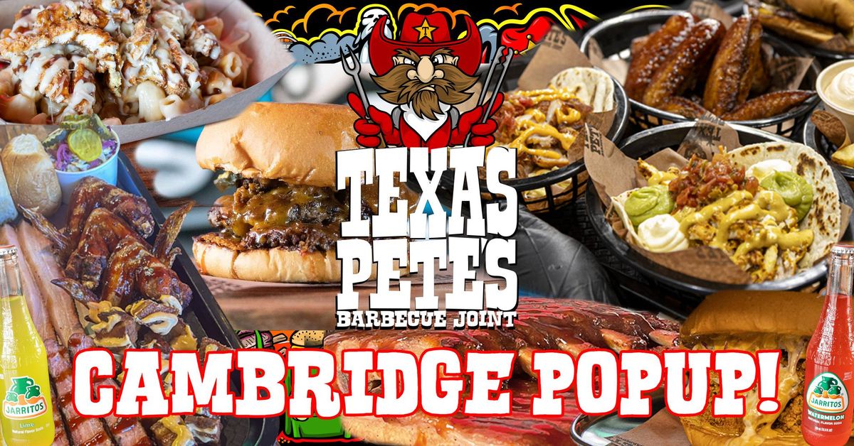 Texas Pete's BBQ Joint Cambridge Popup! 