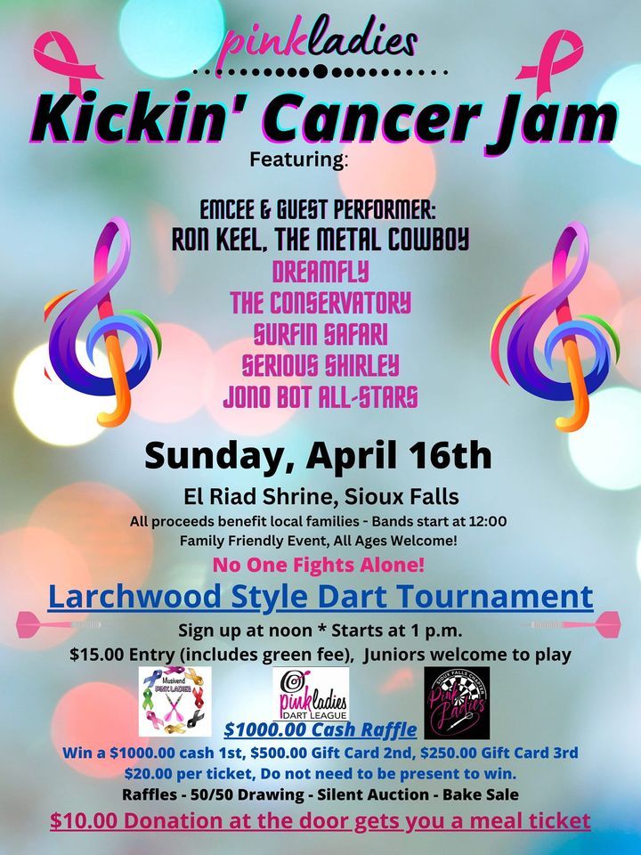 2023 Pink Ladies Kickin Cancer Jam, El Riad Shrine, Sioux Falls, 16 ...