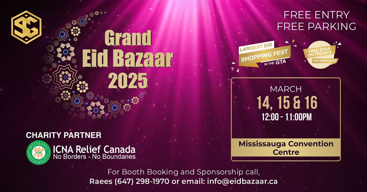 Grand Eid Bazaar - Mississauga 