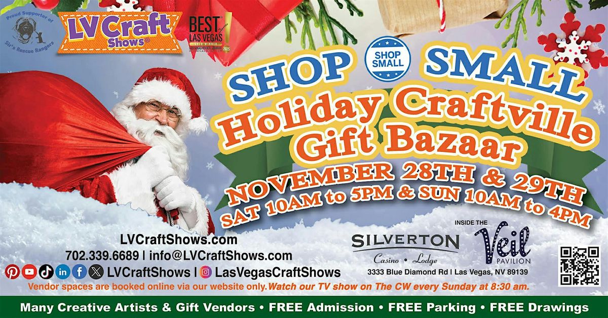 Shop Small Holiday Craftville Gift Bazaar