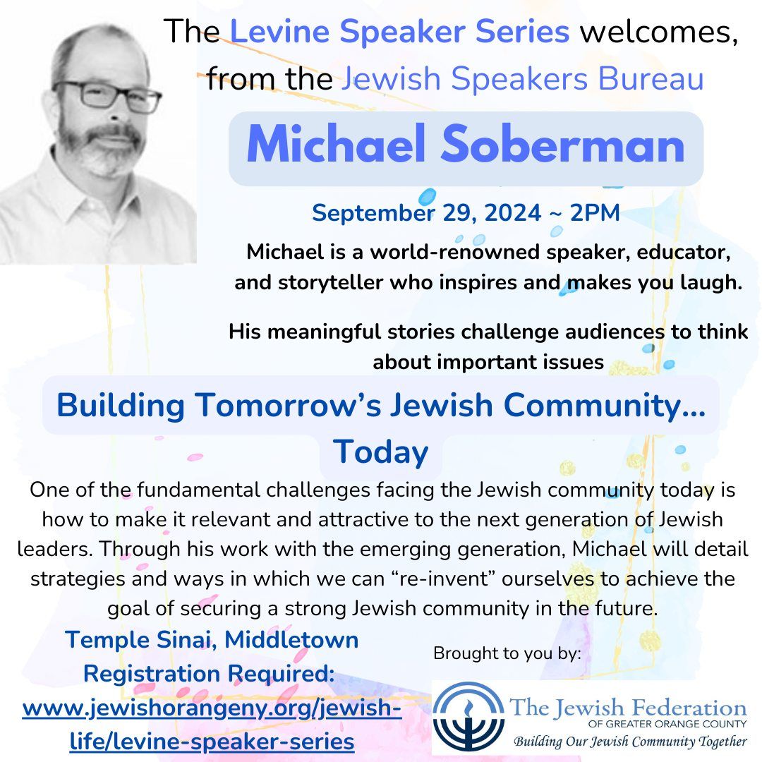 Building Tomorrow's Jewish Community... Today