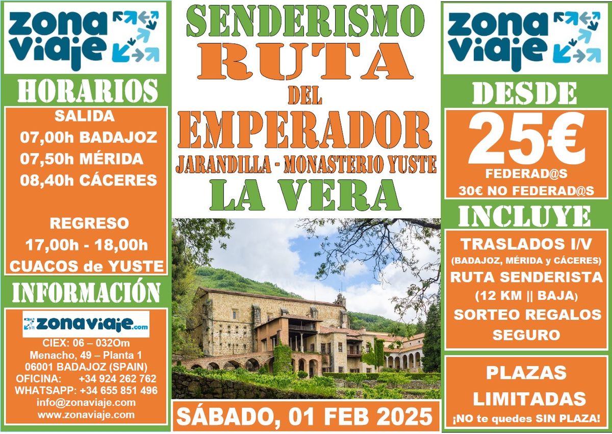 RUTA SENDERISTA del EMPERADOR (S\u00e1bado, 01\/02\/2025)