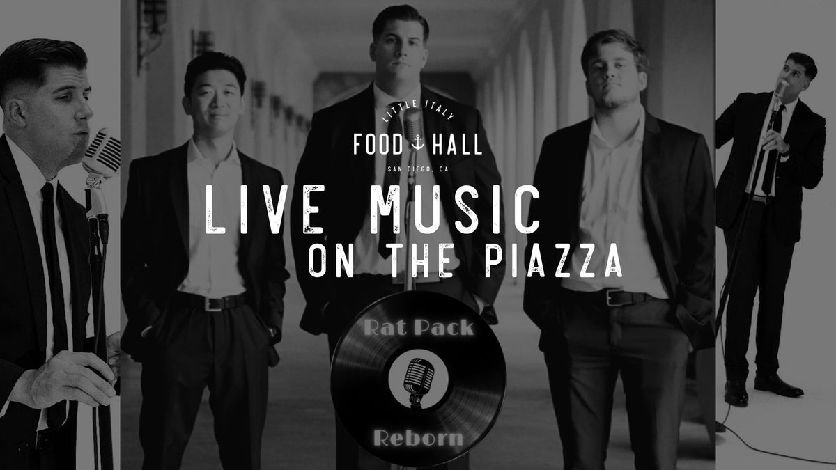 Christmas Live Music on the Piazza by Rat Pack Reborn