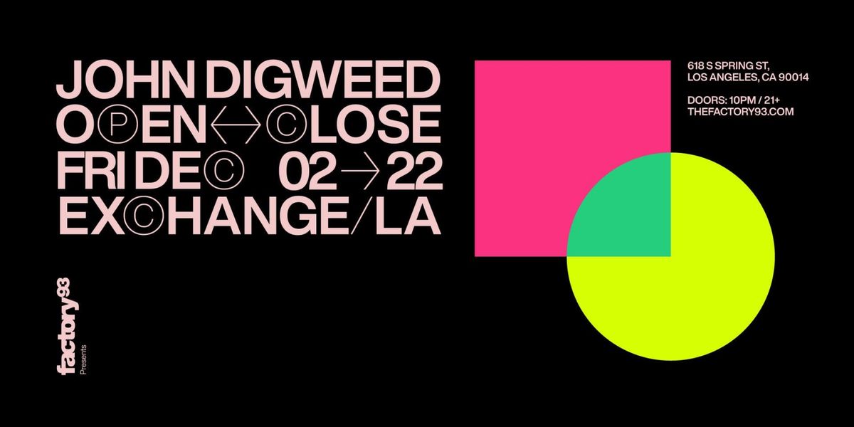 John Digweed (21+)