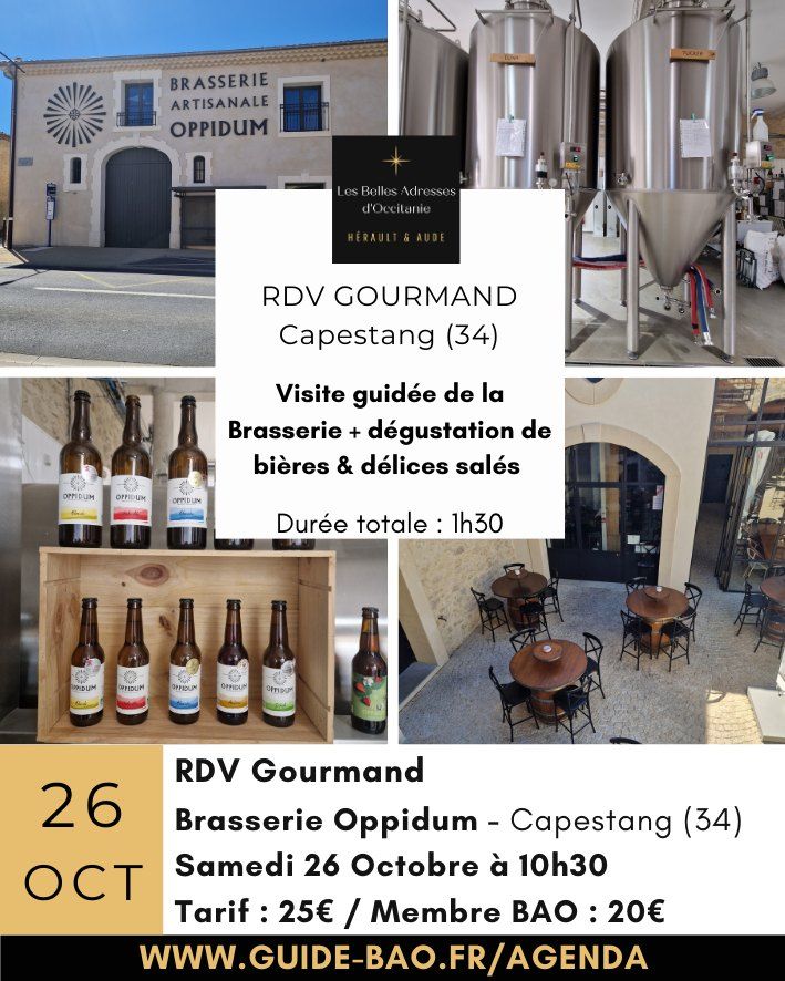 RDV Gourmand - Brasserie Oppidum \u00e0 Capestang