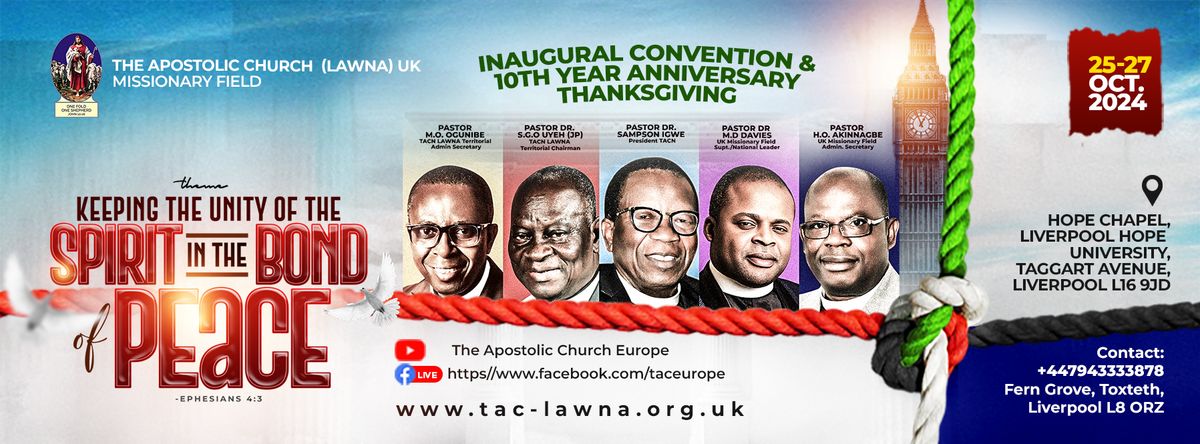 TAC United Kingdom Missionary Field Inaugural Convention