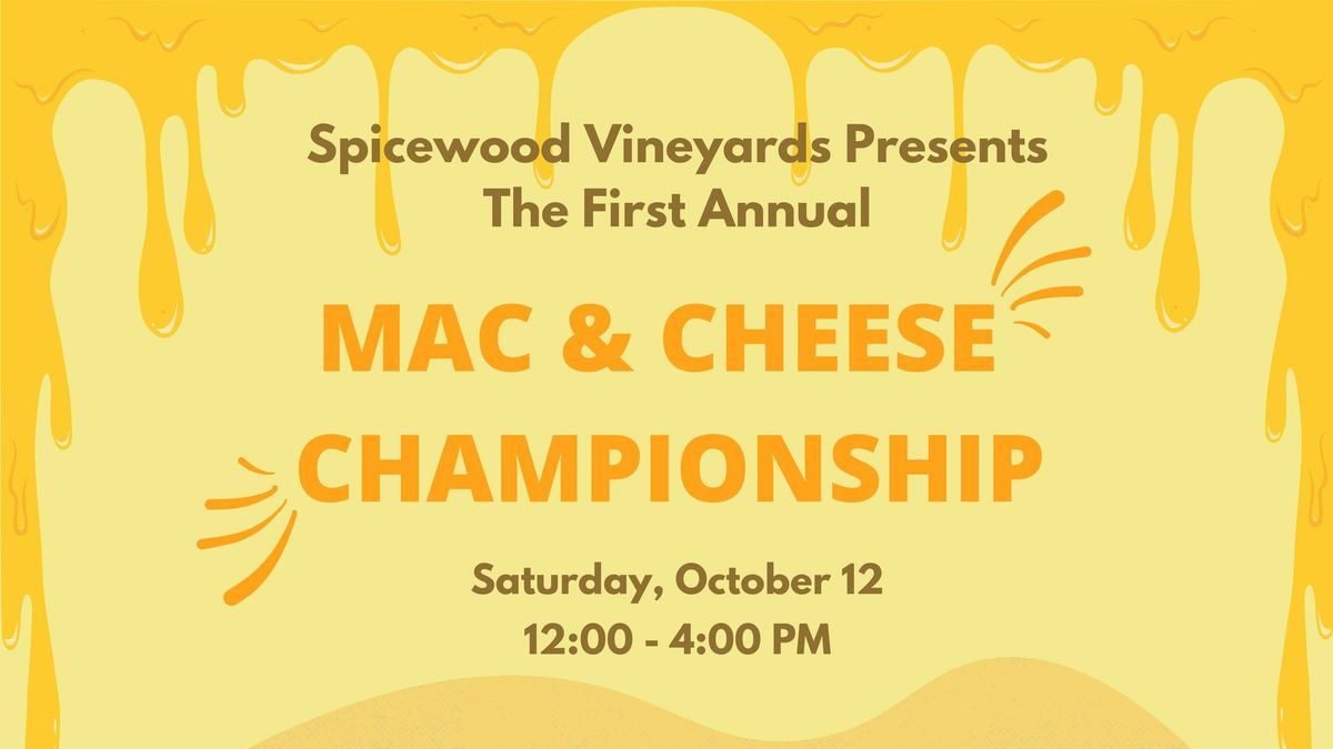 Our First Annual Mac & Cheese Championship